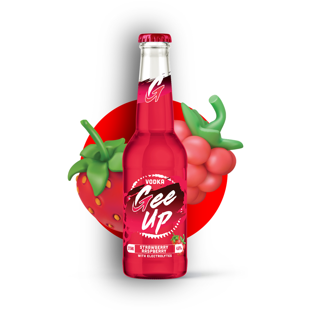Gee Up 3x Distilled Vodka Premix + Electrolytes Lets Gee Up