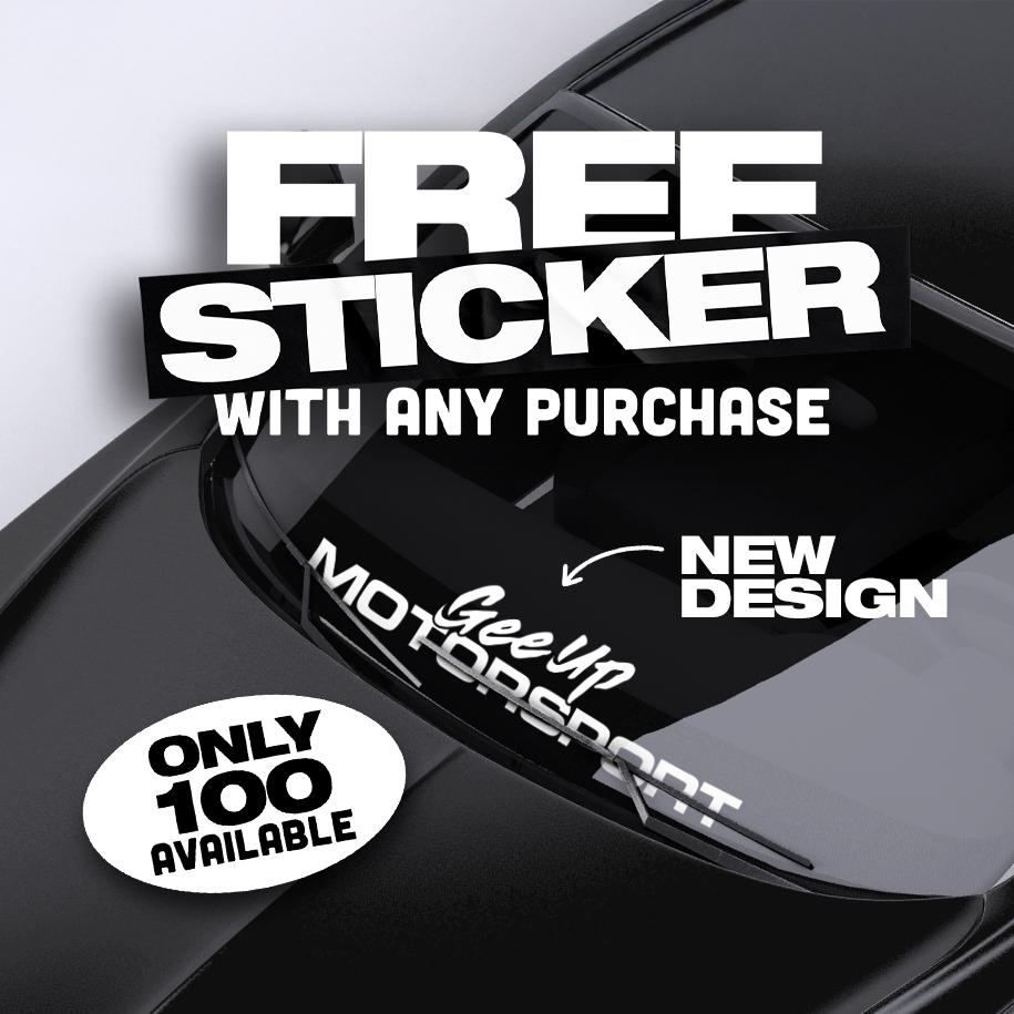 FREE - Gee Up Window Sticker